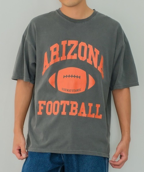 SIDEWAY STANCE（サイドウェイスタンス）の「【SIDEWAY STANCE】ヴィンテージ ピグメント加工 プリント オーバーサイズ 半袖Tシャツ（Tシャツ/カットソー・メンズ・A/B/C/D/E/F/G/H/I/J/K/L/M/N/O/P/Q/R/S/T・MEDIUM/LARGE/X-LARGE）」の21枚目の写真