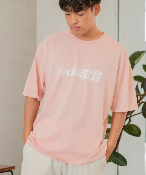 SIDEWAY STANCE（サイドウェイスタンス）の「【SIDEWAY STANCE】ヴィンテージ ピグメント加工 プリント オーバーサイズ 半袖Tシャツ（Tシャツ/カットソー・メンズ・A/B/C/D/E/F/G/H/I/J/K/L/M/N/O/P/Q/R/S/T・MEDIUM/LARGE/X-LARGE）」の22枚目の写真