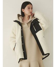 COTORICA | ボア×ナイロンフライトジャケット(ブルゾン)