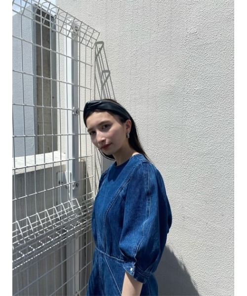 MOUSSY（マウジー）の「FAUX LEATHER ヘッドバンド（カチューシャ・レディース・ブラック/ベージュ・FREE）」の15枚目の写真