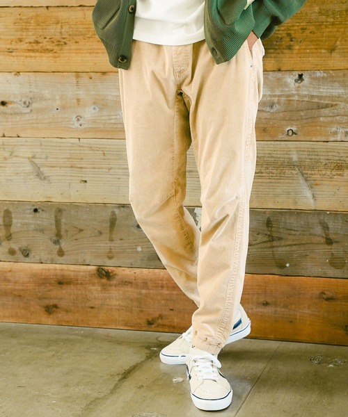 BAYFLOW（ベイフロー）の「コーディロイジョグパンツ（その他パンツ・メンズ・ブラウン/チャコール/ダークブルー/ベージュ/オフホワイト・LARGE/MEDIUM/SMALL）」の4枚目の写真