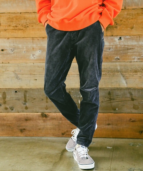 BAYFLOW（ベイフロー）の「コーディロイジョグパンツ（その他パンツ・メンズ・ブラウン/チャコール/ダークブルー/ベージュ/オフホワイト・LARGE/MEDIUM/SMALL）」の2枚目の写真