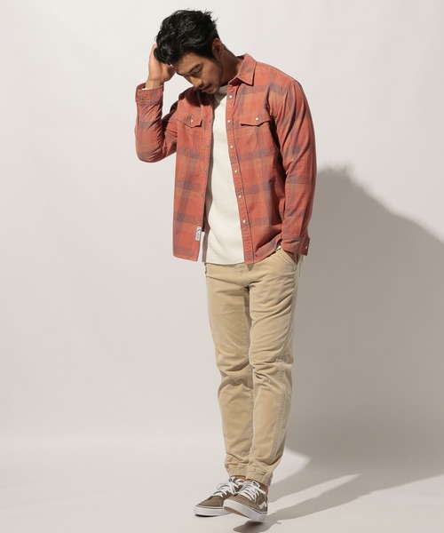 BAYFLOW（ベイフロー）の「コーディロイジョグパンツ（その他パンツ・メンズ・ブラウン/チャコール/ダークブルー/ベージュ/オフホワイト・LARGE/MEDIUM/SMALL）」の15枚目の写真