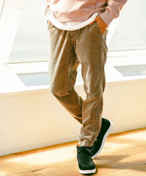 BAYFLOW（ベイフロー）の「コーディロイジョグパンツ（その他パンツ・メンズ・ブラウン/チャコール/ダークブルー/ベージュ/オフホワイト・LARGE/MEDIUM/SMALL）」の10枚目の写真