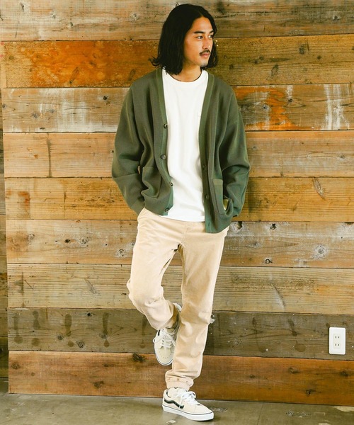 BAYFLOW（ベイフロー）の「コーディロイジョグパンツ（その他パンツ・メンズ・ブラウン/チャコール/ダークブルー/ベージュ/オフホワイト・LARGE/MEDIUM/SMALL）」の14枚目の写真