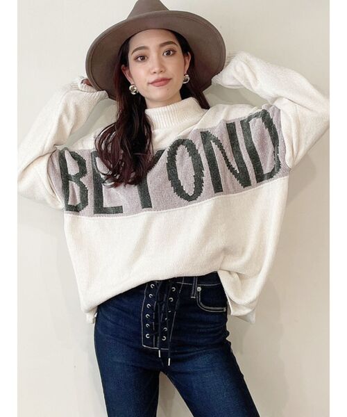 【値下げ不可・即日発送】GYDA ジェイダ モールヤーンニット GYDA（ジェイダ）の「SYMMETRY GYDA LINE モールヤーンニット
