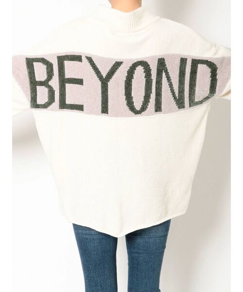 GYDA（ジェイダ）の「BEYONDモールニットTOPS（ニット/セーター・レディース・ネイビー/グレー/オフホワイト・FREE）」の8枚目の写真