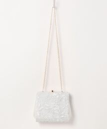 花柄 刺繍 3way パーティーバッグ 結婚式 お呼ばれ オケージョン