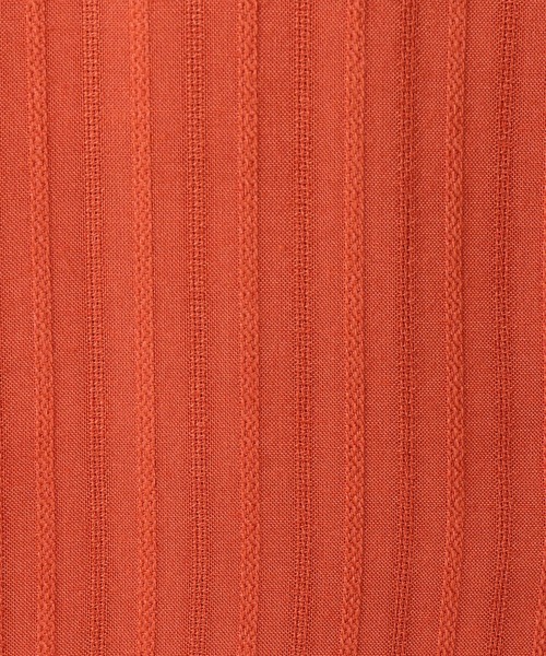 libelle more（リベル モア）の「ドビーストライプ襟付きワンピース（シャツワンピース・レディース・ブラック/ベージュ/テラコッタ・M/L）」の6枚目の写真