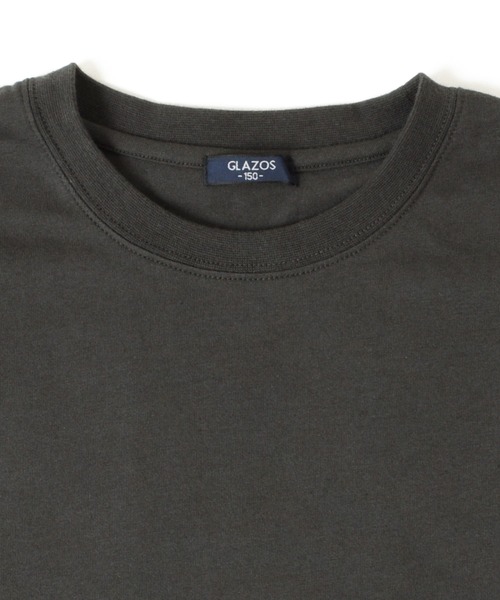 GLAZOS（グラソス）の「天竺・バックフォトフェイクレイヤード 長袖Tシャツ（Tシャツ/カットソー・キッズ・ホワイト/チャコールグレー・170cm/140cm/160cm/150cm/130cm）」の8枚目の写真