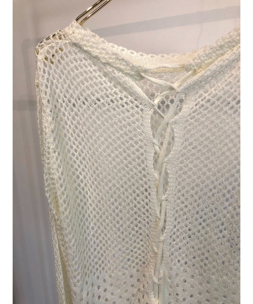ulu（ウル）の「Back ｌace knit（その他トップス・レディース・ホワイト・FREE）」の13枚目の写真