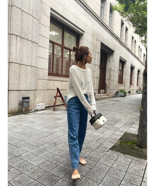 ulu（ウル）の「Back ｌace knit（その他トップス・レディース・ホワイト・FREE）」の18枚目の写真