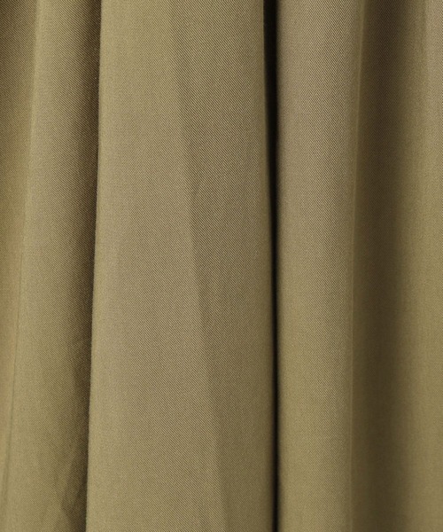 NICOLE white（ニコルホワイト）の「ポケット付 ウエストドロストワンピース（ワンピース・レディース・チャコールグレー/カーキ・FREE）」の13枚目の写真