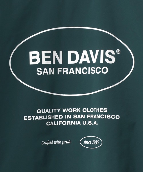BEN DAVIS(ベンデイビス)の「BEN DAVIS/ベンデイビス ビッグシルエット バックプリン コーチジャケット(ナイロンジャケット・メンズ・ライトグレー/ブラック/ネイビー/グリーン・M/L/XL)」の21枚目の写真