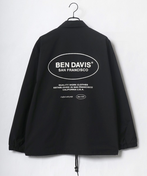 BEN DAVIS(ベンデイビス)の「BEN DAVIS/ベンデイビス ビッグシルエット バックプリン コーチジャケット(ナイロンジャケット・メンズ・ライトグレー/ブラック/ネイビー/グリーン・M/L/XL)」の16枚目の写真