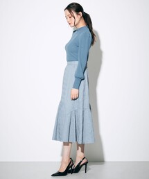 タフタニットワンピース
