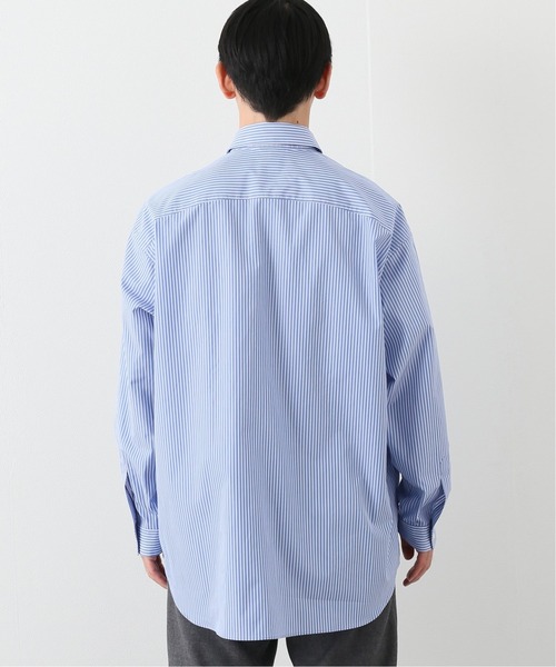 EDIFICE（エディフィス）の「【LA BOUCLE / ラブークル】レギュラーカラーシャツ ブルーストライプ（シャツ/ブラウス・メンズ・ブルー・2/1/3）」の12枚目の写真