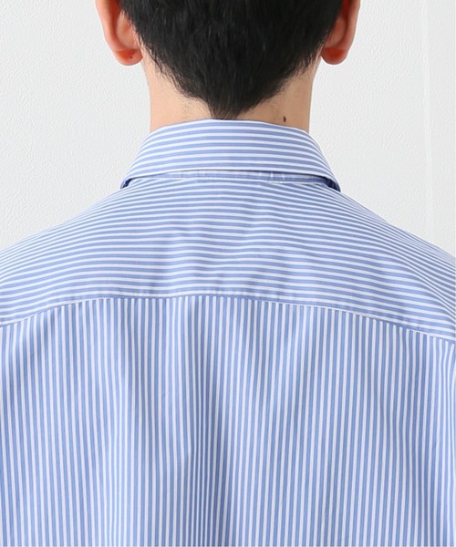 EDIFICE（エディフィス）の「【LA BOUCLE / ラブークル】レギュラーカラーシャツ ブルーストライプ（シャツ/ブラウス・メンズ・ブルー・2/1/3）」の11枚目の写真