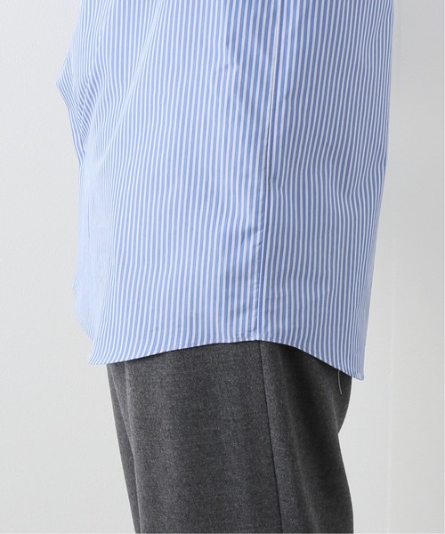 EDIFICE（エディフィス）の「【LA BOUCLE / ラブークル】レギュラーカラーシャツ ブルーストライプ（シャツ/ブラウス・メンズ・ブルー・2/1/3）」の3枚目の写真