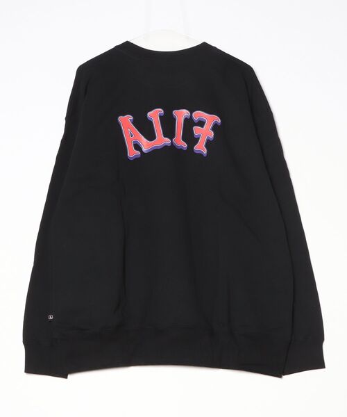 FILA（フィラ）の「FILA/フィラ　フレンチ裏毛 ロゴ入りクルースウェット（スウェット・メンズ・グリーン/ブラック・MEDIUM/LARGE）」の4枚目の写真