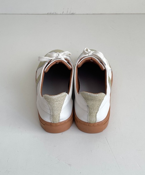 CANAL JEAN(キャナルジーン)の「El mar ジャーマントレーナースニーカー(スニーカー・レディース・ホワイト/ブラック・40/38/39/37)」の6枚目の写真