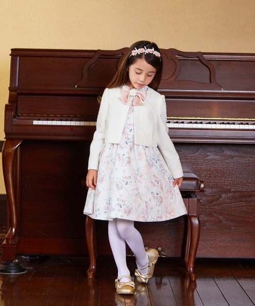 CHOPIN チュールフラワーアンサンブルスーツ 120cm