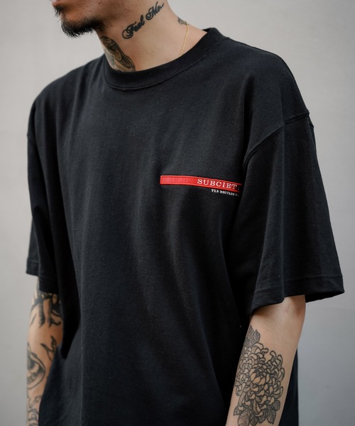 Subciety（サブサエティ）の「BOOTLEG BRAND S/S（Tシャツ/カットソー・メンズ・ブラック/ピンク/ホワイト・X-LARGE/MEDIUM/LARGE/XX-LARGE/SMALL）」の3枚目の写真