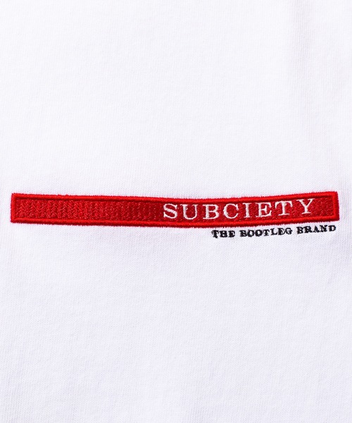 Subciety（サブサエティ）の「BOOTLEG BRAND S/S（Tシャツ/カットソー・メンズ・ブラック/ピンク/ホワイト・X-LARGE/MEDIUM/LARGE/XX-LARGE/SMALL）」の7枚目の写真