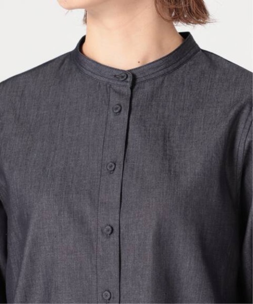 SLOBE IENA(スローブイエナ)の「LE DENIM タックスリーブブラウス【洗濯機使用可能】◆(シャツ/ブラウス・レディース・ネイビー・FREE)」の17枚目の写真