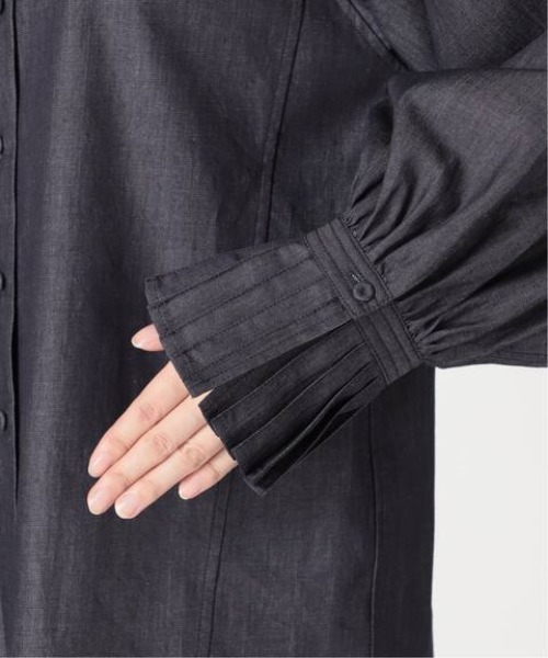 SLOBE IENA(スローブイエナ)の「LE DENIM タックスリーブブラウス【洗濯機使用可能】◆(シャツ/ブラウス・レディース・ネイビー・FREE)」の22枚目の写真