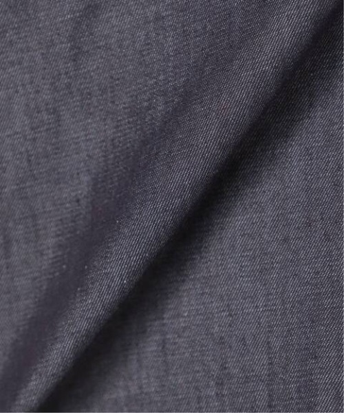SLOBE IENA(スローブイエナ)の「LE DENIM タックスリーブブラウス【洗濯機使用可能】◆(シャツ/ブラウス・レディース・ネイビー・FREE)」の4枚目の写真