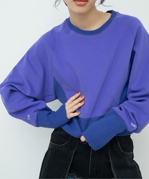 VACANCY（ヴァカンシー）の「ロゴ刺繍ショート丈トレーナー/新色追加/復刻カラー追加（スウェット）」