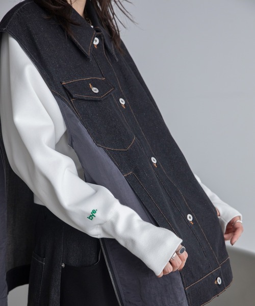 ロゴ刺繍ショート丈トレーナー（スウェット）｜VACANCY