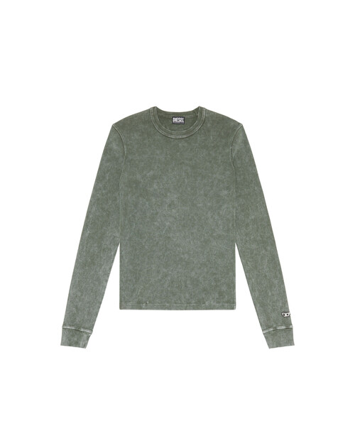 DIESEL ディーゼル ロンT 長袖 Tシャツ A12517-0GRAI T-JUST-LS