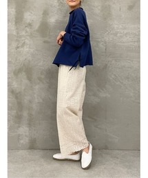 BEARDSLEY | ヴァージンコットンの落ちわた100％を再生 リサイクルコットンプルオーバー(ニット/セーター)