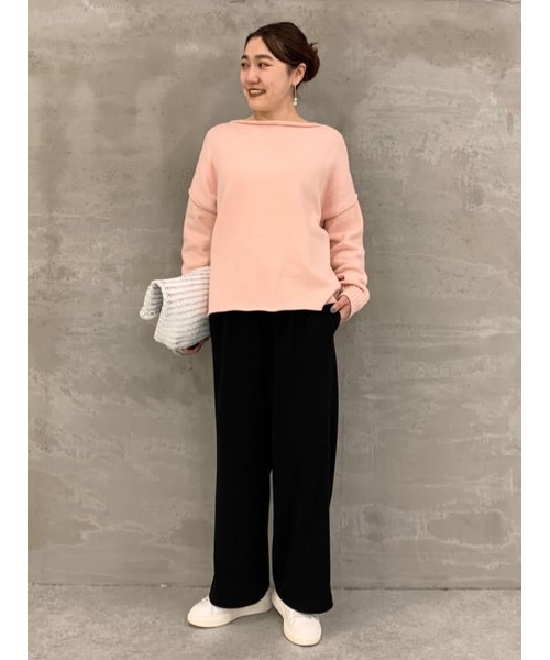 BEARDSLEY（ビアズリー）の「ヴァージンコットンの落ちわた100％を再生 リサイクルコットンプルオーバー（ニット/セーター・レディース・ピンク/ブルー・FREE）」の16枚目の写真