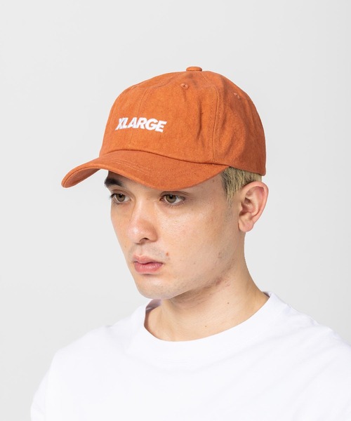 帽子 Washed 'A' Logo Hat XLARGE（エクストララージ）の「WASHED STANDARD LOGO 6PANEL CAP