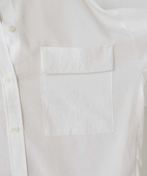 BEARDSLEY（ビアズリー）の「シャドーストライプシャツ（シャツ/ブラウス・レディース・ホワイト/ベビーピンク・FREE）」の12枚目の写真