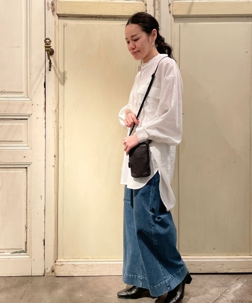 BEARDSLEY（ビアズリー）の「シャドーストライプシャツ（シャツ/ブラウス・レディース・ホワイト/ベビーピンク・FREE）」の21枚目の写真