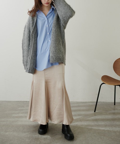 natural couture（ナチュラルクチュール）の「【大人ナチュ】マルチWAYリボンブラウス（シャツ/ブラウス・レディース・ドット/オフホワイト/ブルー・FREE）」の17枚目の写真