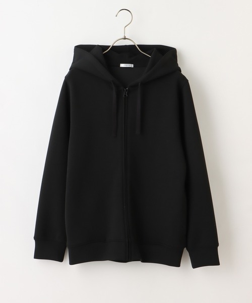 Honeys(ハニーズ)の「きれいめジップパーカー(パーカー・レディース・ブラック/ネイビー/イエロー/ミント/ベージュ/ピンク/アイボリー/スミクロ/グレイッシュベージュ・L/M/S/LL)」の15枚目の写真