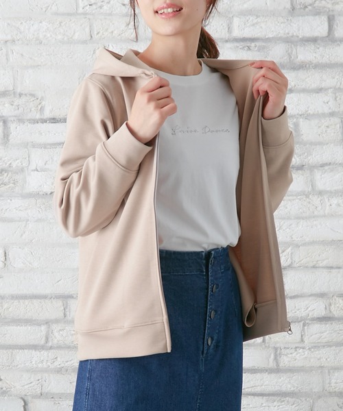 Honeys（ハニーズ）の「きれいめジップパーカー（パーカー