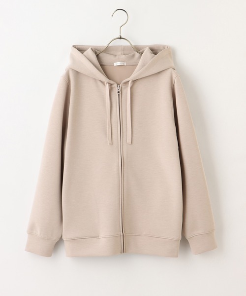 Honeys(ハニーズ)の「きれいめジップパーカー(パーカー・レディース・ブラック/ネイビー/イエロー/ミント/ベージュ/ピンク/アイボリー/スミクロ/グレイッシュベージュ・L/M/S/LL)」の21枚目の写真