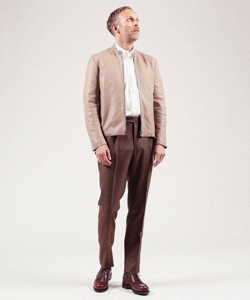 TOMORROWLAND (トゥモローランド)の「PT TORINO ウール 1プリーツテーパードスラックス Gentleman Fit(スラックス・メンズ・ブラウン系その他/ブラック系その他/ブルー系その他4・48/50/46/44)」の18枚目の写真