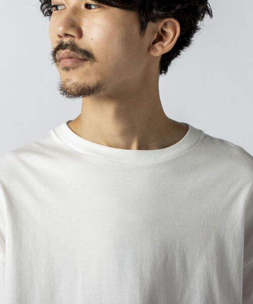 SMITH'S（スミス）の「【SMITH'S AMERICAN／スミス アメリカン】2ポケット ステッチ ロングスリーブTシャツ（Tシャツ/カットソー・メンズ・ホワイト/グレー/ホワイト系その他4・MEDIUM/LARGE）」の6枚目の写真