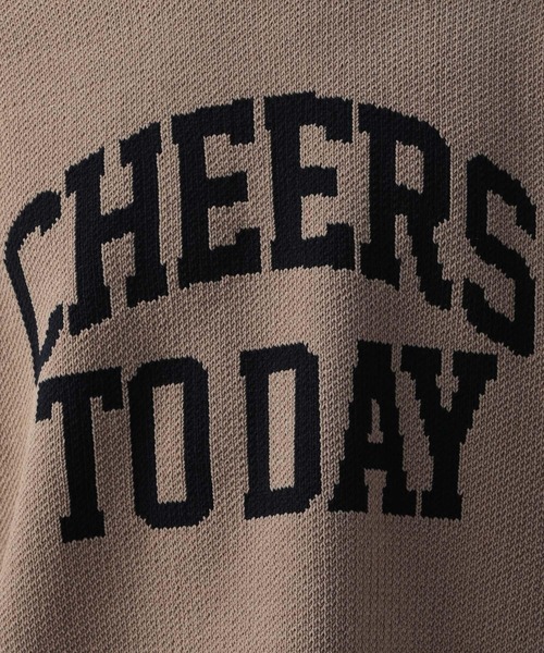 BAYFLOW(ベイフロー)の「HAPPYニットプルオーバー(ニット/セーター・メンズ・ベージュ/イエロー/ボルドー/ブラック/グリーン/ネイビー・MEDIUM/LARGE)」の16枚目の写真