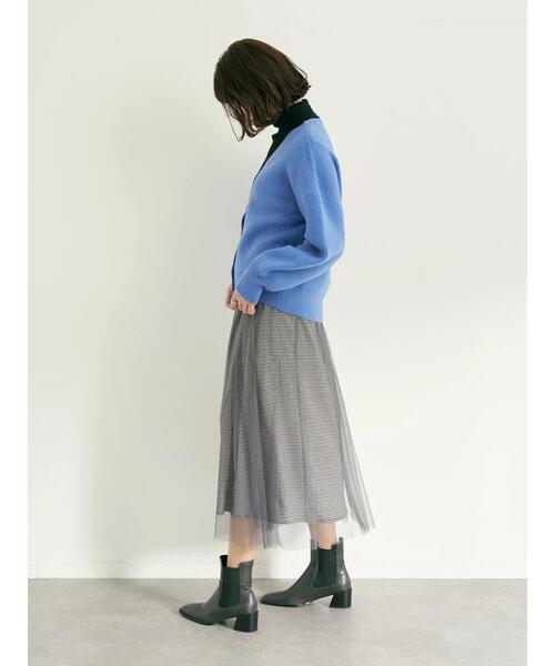 YECCA VECCA(イェッカヴェッカ)の「・Vネックニットカーディガン(カーディガン/ボレロ・レディース・ブラック/グリーン/ブルー/パープル・FREE)」の8枚目の写真