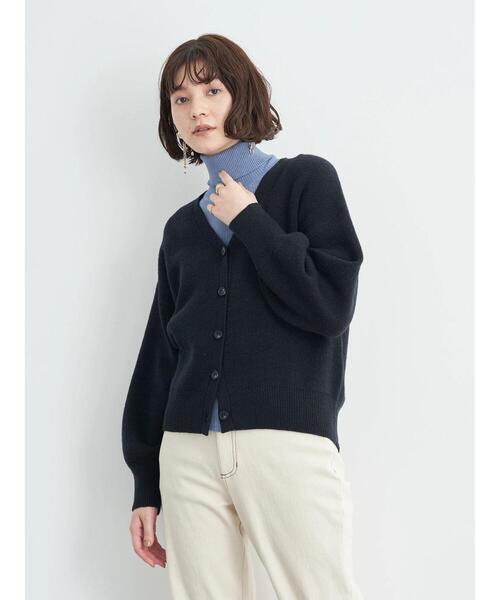 YECCA VECCA(イェッカヴェッカ)の「・Vネックニットカーディガン(カーディガン/ボレロ・レディース・ブラック/グリーン/ブルー/パープル・FREE)」の21枚目の写真