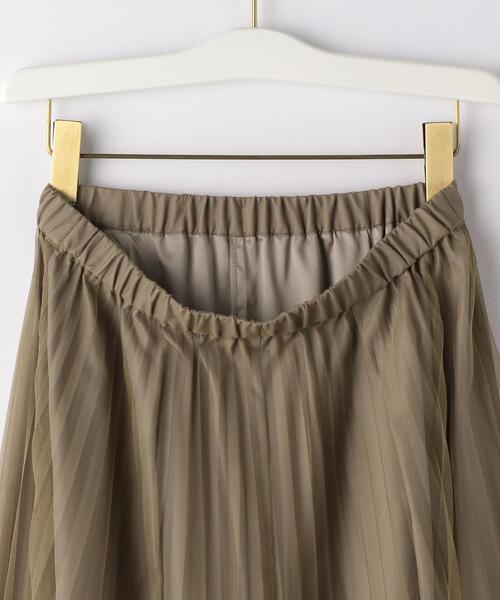 UNITED ARROWS LTD. OUTLET(ユナイテッドアローズアウトレット)の「<A DAY IN THE LIFE>チュールプリーツスカート(スカート・レディース・ブラック/オリーブ・FREE)」の5枚目の写真