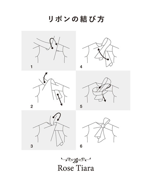 Rose Tiara（ローズティアラ）の「変形リボンブラウス（シャツ/ブラウス・レディース・ネイビー/オフホワイト・46/42/38）」の17枚目の写真
